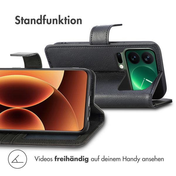 imoshion Luxuriöse Klapphülle Xiaomi 17 Pro Max - Schwarz