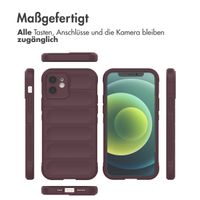 imoshion EasyGrip Back Cover für das iPhone 12 - Aubergine