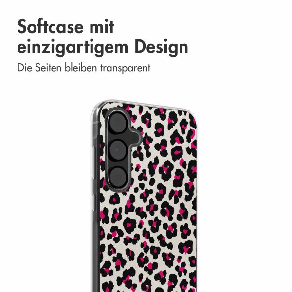 imoshion Design Hülle Samsung Galaxy A55 - Leopard Pink