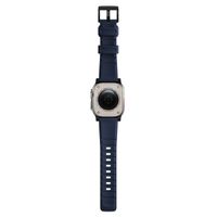 Nomad Robustes Armband FKM für die Apple Watch Series 1 bis 10 / SE / Ultra (2) (44/45/46/49 mm) - Schwarz/Blau