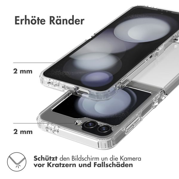 Accezz Xtreme Impact Backcover für das Samsung Galaxy Z Flip 6 - Transparent