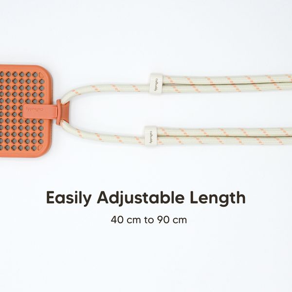 Callbuddy Lanyard - Cross Body Handyband - Salmon Beige