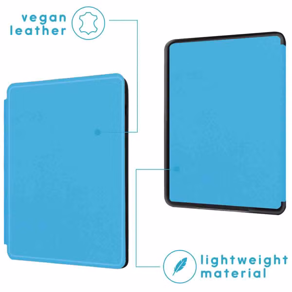 imoshion Slim Hard Case Klapphülle Amazon Kindle (2024) / Amazon Kindle (2022) 11th gen - Hellblau