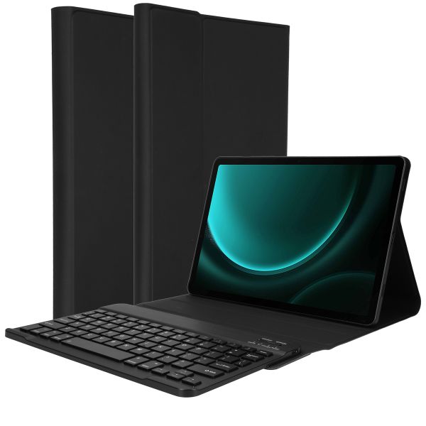 Accezz QWERTY Bluetooth Keyboard Klapphülle für das Samsung Galaxy Tab S9 FE 10.9 Zoll