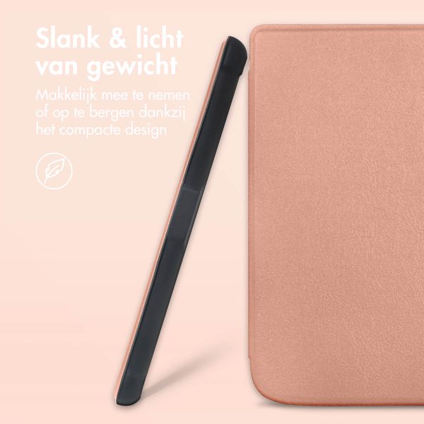 imoshion Slim Soft Case Klapphülle Kobo Nia - Rosé gold