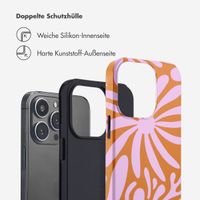 Selencia Vivid Back Cover Apple iPhone 13 Pro - Modern Bloom Pink