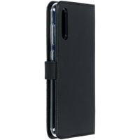 Selencia Echtleder Klapphülle Samsung Galaxy A70 - Schwarz