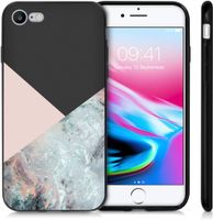 imoshion Design Hülle iPhone SE (2022 / 2020) / 8 / 7 - Marmor - Rosa