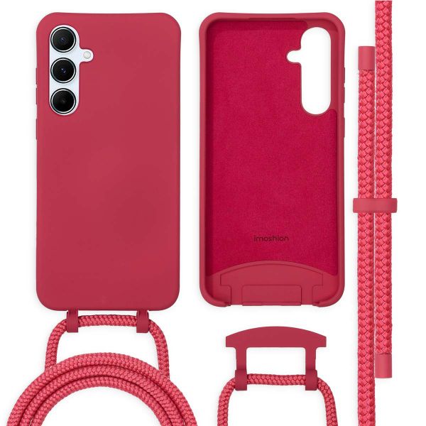 imoshion Color Backcover mit abtrennbarem Band für das Samsung Galaxy A55 - Raspberry