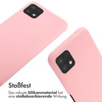 imoshion SilikonHülle mit Band Samsung Galaxy A22 (5G) - Rosa