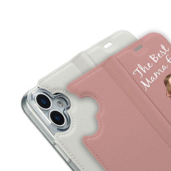 Gestalte deine eigene Compact Gel Klapphülle Apple iPhone 17 - Weiß