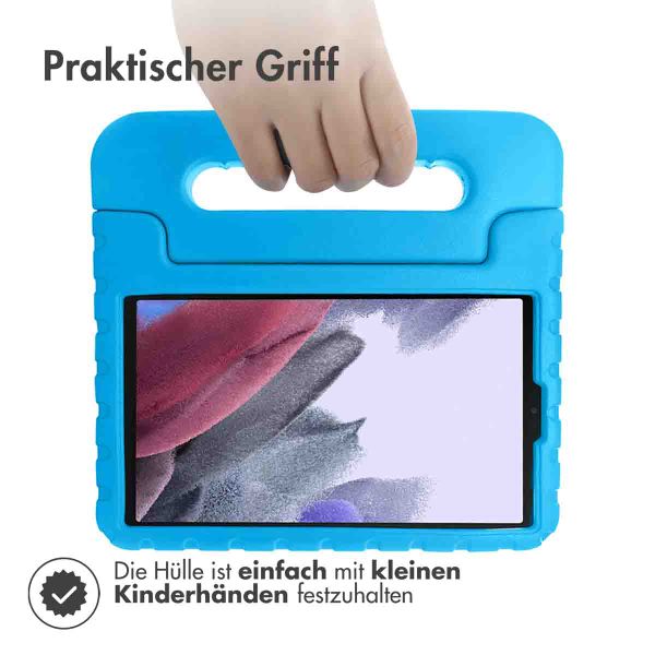 imoshion Hülle mit Handgriff kindersicher Galaxy Tab A7 Lite - Blau