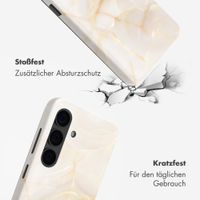 Selencia Vivid Rückabdeckung mit MagSafe Samsung Galaxy S24 - Golden Beige Marble