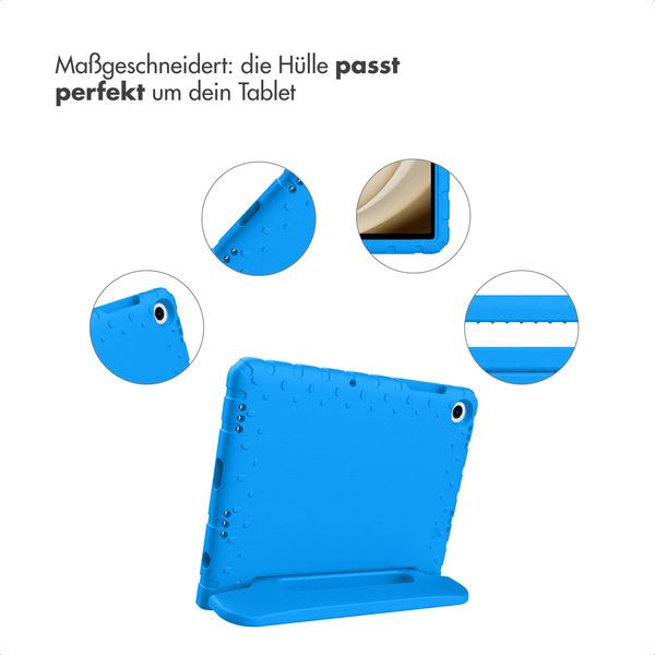 imoshion Schutzhülle mit Handgriff kindersicher Samsung Galaxy Tab A11 Plus / A9 Plus - Blau