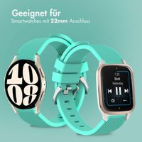 imoshion Flexibles Silikonarmband - Universeller 22-mm-Anschluss - Mintgrün