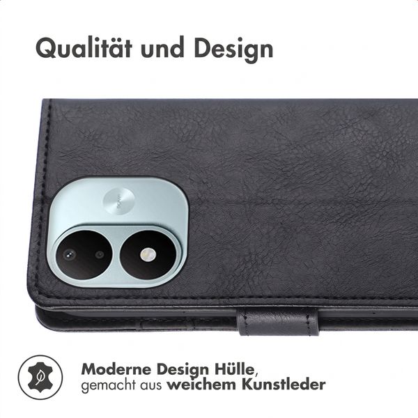 imoshion Luxuriöse Klapphülle Xiaomi Redmi Note 17 (5G) - Schwarz