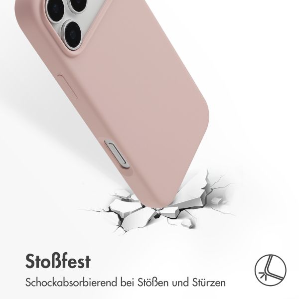 Accezz Liquid Silikoncase mit MagSafe Apple iPhone 17 Pro Max - Rosa