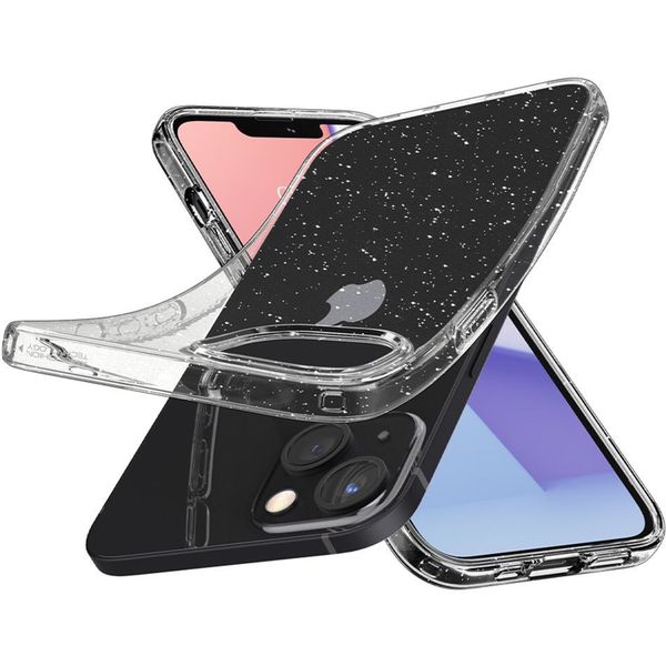 Spigen Liquid Crystal Glitter Case für das Apple iPhone 13 - Transparent
