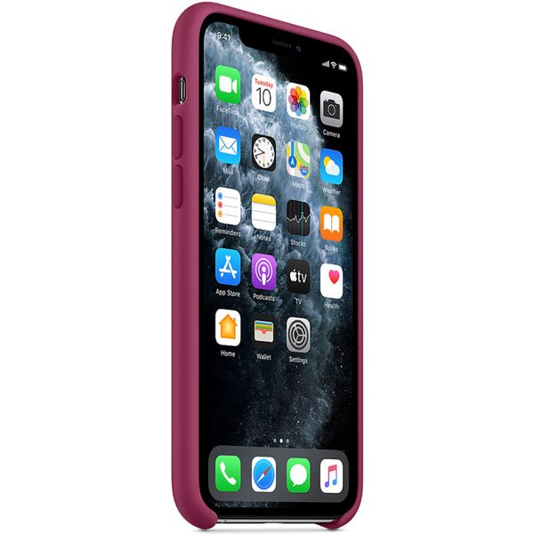 Apple Silikon-Case für das Apple iPhone 11 Pro - Pomegranate