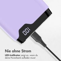 imoshion Powerbank - 20.000 mAh - Schnelles Aufladen und Power Delivery - Lila