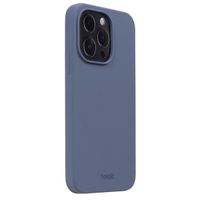 Holdit Silicone Case für das iPhone 15 Pro - Pacific Blue