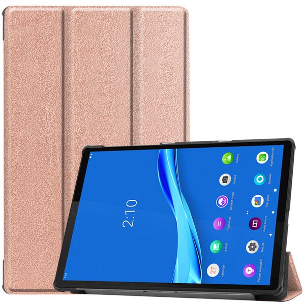 imoshion Trifold Klapphülle Lenovo Tab M10 Plus / M10 FHD Plus - Rosé gold