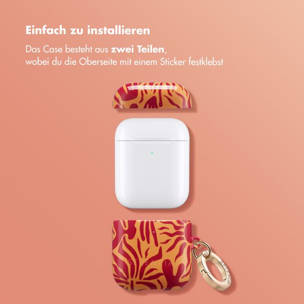 Selencia Vivid Case Apple AirPods 1 / 2 - Tropical Vibes Apricot
