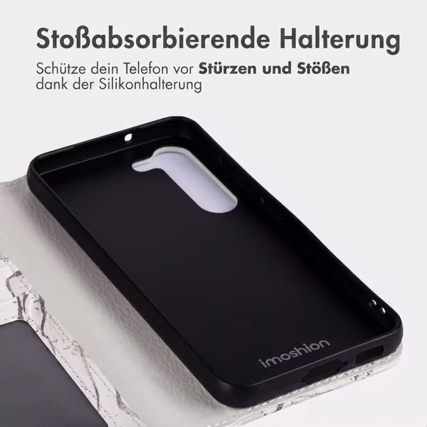 imoshion Design Klapphülle Samsung Galaxy S23 - Sandy Marble