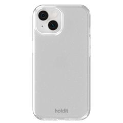 Holdit Glitzer Case Apple iPhone 15 / 14 / 13 - Weiß