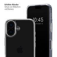 Selencia Backcover mit abnehmbaren Haken Apple iPhone 16 - Transparent