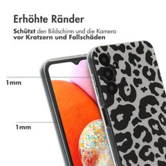 imoshion Design Hülle Samsung Galaxy A14 (5G/4G) - Leopard Transparent