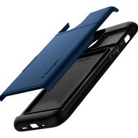 Spigen Slim Armor CS Case für das Apple iPhone 12 (Pro) - Dunkelblau