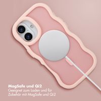 Selencia Wavy Backcover mit MagSafe Apple iPhone 17 - Soft Pink