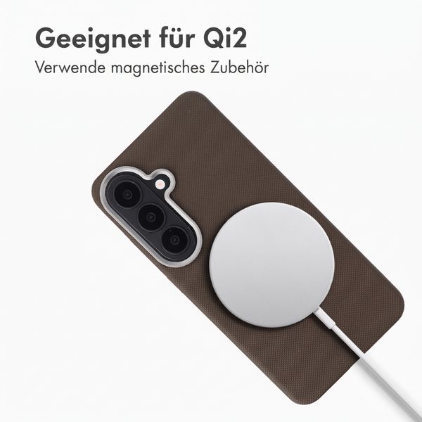 Accezz Mesh Backcover mit MagSafe Samsung Galaxy S26 - Braun