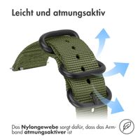 imoshion Nylonarmband - 22-mm-Universalanschluss - Grün