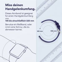 imoshion Magnetisches Milanaise Armband für das  Fitbit Versa 4/ 3 / Sense (2) - Schwarz