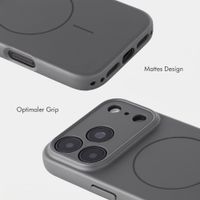 Accezz Grip Backcover mit MagSafe Apple iPhone 18 Pro / 17 Pro - Grau