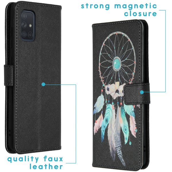 imoshion Design TPU Klapphülle Samsung Galaxy A71 - Dreamcatcher