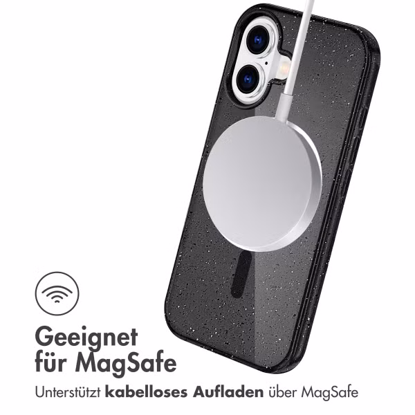 imoshion Sparkle Back Cover mit MagSafe Apple iPhone 17 - Schwarz