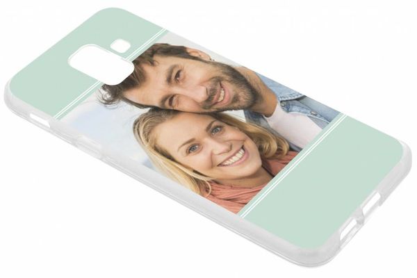 Gestalte deine eigene Samsung Galaxy A6 (2018) Gel Hülle - Transparent