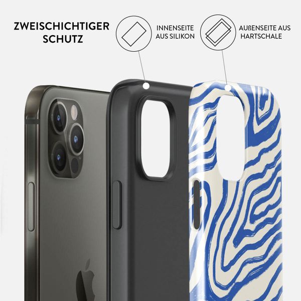Burga Tough Back Cover für das Apple iPhone 12 (Pro) - Seven Seas