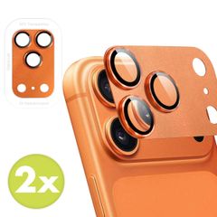 imoshion Kameraprotektor aus Glas 2er-Pack für das Apple Apple iPhone 17 Pro - Cosmic Orange