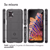 imoshion Rugged Shield Backcover Samsung Galaxy Xcover 6 Pro - Schwarz