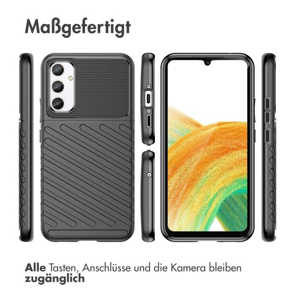 imoshion Thunder Backcover Samsung Galaxy A34 (5G) - Schwarz