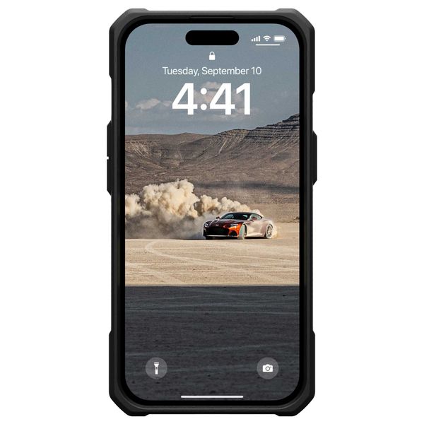 UAG Monarch Backcover für das iPhone 15 - Kevlar Black