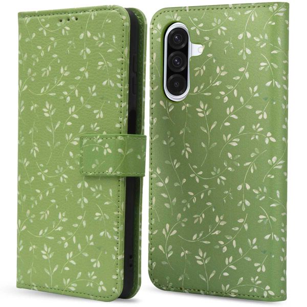 imoshion Design Klapphülle Samsung Galaxy A36 - Green Flowers