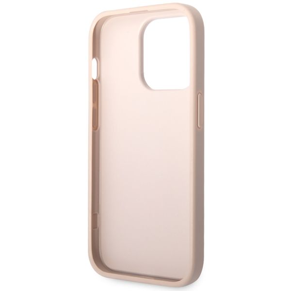Guess 4G Metal Logo Back Cover Apple iPhone 14 Pro - Rosa