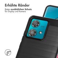 imoshion Brushed Back Cover Motorola Edge 40 Neo - Schwarz
