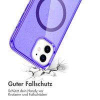imoshion Sparkle Back Cover mit MagSafe für das Apple iPhone 12 (Pro) - Glitzer Violett