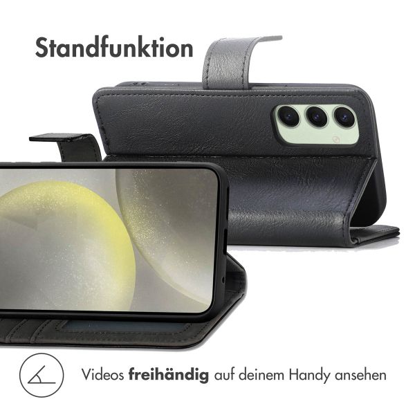 imoshion Luxuriöse Klapphülle Samsung Galaxy S24 FE - Schwarz